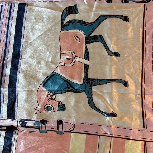 Pastel Equestrian Scarf - Picture 4 of 7